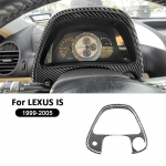 For LEXUS IS 1999-2005 Carbon Fiber Car Center Console trument Screen Frame Trim Cover Decoration Sticker Inner Accessories must