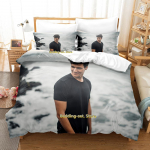 Wincent Weiss Voodipesukomplekt &Uuml;heinimese Twin T&auml;is Queen King Suuruses Voodikomplekt T&auml;iskasvanu Laste Magamistuba Kolmeosaline Komplekt Tr&uuml;kitud Anime Voodilina EU Single(135*200cm)3pcs
