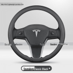Ehtne nahast roolikatet Tesla Model Y, 3, X, S jaoks 38cm