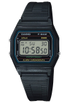 Casio Standard (STANDARD) Meeste k&auml;ekell, Must, F-84W-1