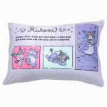 MORIPiLO Sanrio Kuromi padjap&uuml;&uuml;r ja Sulamine Sobib nii lastele kui ka armsa kaisukaru Sanrio Kuromi Morishita padjad (Sujuv puudutus) 43x63cm,