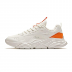 Anta Classic And Versatile Cushioning, Wear Resistant Low top Casual Shoes Men's White Orange 912538809F-7 42