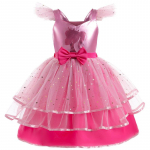 Uus Cosplay Live Barbie Sama printsessikleidiga, T&uuml;drukute lavaline esinemine Kook Kohev kleit 110cm