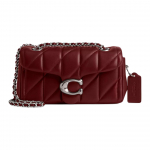Coach Tabby 20 Triibuline Tepitud Magnetilise Sulguriga Klapp Napa Nahast Crossbody &Otilde;lakott V&auml;ike Naiste kotid Ruby CP149-LHXEP Gift Box Set (Basic Set+Black Box)
