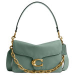 Coach Chain Tabby 26 Metallist Logo Kett-&otilde;lakott Naiste &otilde;lakott Hall-Roheline CY919-B4SG Gift Box Set (Basic Set+Black Box)