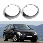 1 paar kroomitud L+R esitulede raami valgustusraami r&otilde;ngakate Sobib Mercedes-Benz W251 R-klassile 2006-2010 2518850374 2518850474