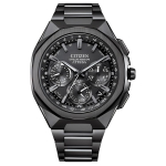 CITIZEN Attesa Valgusj&otilde;ul t&ouml;&ouml;tav Kvartsliikumine Titaanist Rihmaga K&auml;ekell 44mm Meeste Kellad Must T&auml;hik CC4105-69E Black Dial