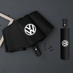 Volkswageni auto logo kokkupandav vihmavari UV-kaitsega Tarvikud VW Scirocco Polo T5 Passat b6 Golf 4 Tiguan Jetta CC Beetle GTI jaoks