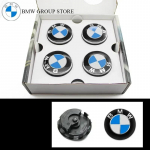 BMW GROUP 4tk 56MM 68MM Ujuv Ratta Keskkaas BMW M E39 E46 E60 E90 F10 F30 G32 G38 G01 G02 G05 F45 F46 F48 F49 F39 F90 jaoks 56mm must valge v&auml;rv