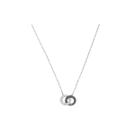 Swarovski Dextera Kivist Kahekordne S&otilde;rmus Roodiumiga Pinnatud Kaelakee Naiste kaelakee 5445706 Box (Random Color)
