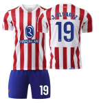 25-26 Atletico Madridi kodus&auml;rk F&auml;nniversioon Jalgpallivormi komplekt Ei. 19 Alvarez 7 Lezman XS