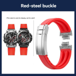 MTG-B3000 Muudetud silikoonrihm Casio G-SHOCK 5672 MTG-B3000BD/MTG-B3000D-1APR jaoks Kummist kellarihm Meeste K&auml;ev&otilde;ru Randmepael For MTG-B3000 red