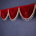 3-meetrine tutt, drape Valance, sametkangast lava taustaks m&otilde;eldud kardinad pulmade taustaga s&uuml;ndmuse peokaunistuseks 3 Meter red