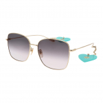Gucci &uuml;legabariidilised gradientp&auml;ikeseprillid Kuldne Naistele Prillid GG1030SK003 Gray,60