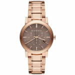 Burberry BU9754 The City Roosakuldse Tooniga Naiste K&auml;ekell 38mm Heleroosa