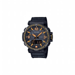Casio PRO TREK Seeria-PRG Seeria Explorer Kontrastv&auml;rvi Multifunktsionaalne Matkamine Veekindel P&auml;ikeseenergiaga Helendav Kvartsmehhanism Kangas PRG-600YB-1PR must