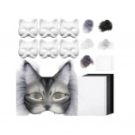 DIY Therian Maski Komplekt Kassimaski Komplekt DIY Peomaski Vildipaberist T&uuml;hja Kassimaski DIY Maskikomplekt Cosplay Peoks Halloweeni Kaunistuseks