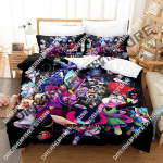 3D prinditud Deltarune 2 voodipesukomplekt &Uuml;heinimese Twin T&auml;iskasvanu Queen King Suurusega Voodikomplekt T&auml;iskasvanu Laste Magamistoa Tekikoti Komplektid M&auml;ngu Voodilina 135x200cm