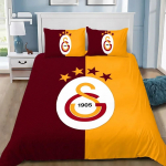 Jalgpalliklubi G-Galatasarays Voodipesukomplekt Pehme Tekikate 1/2 tk Padjap&uuml;&uuml;riga Lastele T&auml;iskasvanutele Mikrokiud Tekikate 135x200cm