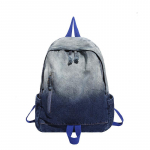 Gradient Denim Seljakott Suure Mahutavusega Naiste Retro Seljakott tumesinine v&auml;rv