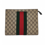 [Kasutatud] GG Supreme Vintage Logo Triipude ja Web L&otilde;uendi Sidur - Suurep&auml;rane #MDBUD3 ONE SIZE