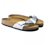Naiste pl&auml;tud Birkenstock Madrid Birko-Flor Silver h&otilde;bedased kitsad (0040413) 35 h&otilde;be