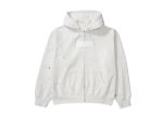 Supreme x MM6 Maison Margiela Box Logo T&otilde;mblukuga Kapuutsiga Dressipluus Valge XXL white