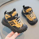 Laste vabaaja tossud S&uuml;gis Kerged Hingavad Jalutusk&auml;imisjalan&otilde;ud Kinnitusega Poistele T&uuml;drukutele V&auml;ikelastele Size 25, Insole Length 16 cm beige