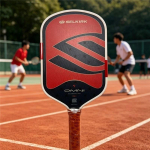 Piklik s&uuml;sinikust pickleballi reket, 16 mm EPP vahts&uuml;damik, termovormitud turniirireket