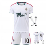 Real Madrid Mbappe Laste Jalgpalli Varustuskomplekt YSHT Valge 120-130 CM valge
