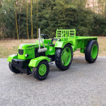 Uus 1: 18 Suurt Retro Traktorit P&otilde;llumajandusk&auml;ru Sulamist Auto Mudel Simulatsioon Metallist Kogumiskaunistus S&uuml;nnip&auml;evakingitus M&auml;nguauto roheline