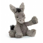 23/40/60cm Armsad Burro Peluche m&auml;nguasjad Armsad hallid eesli pl&uuml;&uuml;sist nukud, t&auml;idisega pehme loom beebile imikule s&uuml;nnip&auml;evaks kingitoa kaunistamine about 23cm valge