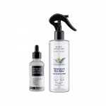 Bare Anatomy t&auml;iustatud hallinemisevastane seerum (50ml) + Rosmariinivee pihusti juuste kasvuks (200 ml) | H&otilde;bedavaba peptiidi, biotiini, rosmariini ja riisiveega