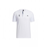 Adidas T-s&auml;rgid Meeste Valge &Uuml;mmarguse kaelusega M&otilde;&otilde;dukas Sirge l&otilde;ikega GP1827 XXXL