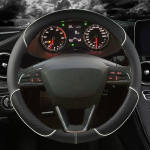 Auto rooli kate Mikrokiudnahk 38cm Libisemisvastane Seat Tarraco Arona Ateca Ibiza Toledo Mii Leon Arosa Exeo ST FR