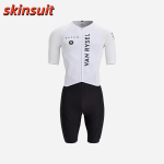 Meeste triatloni skinsuit Jalgrattakomplekt L&uuml;hikeste varrukatega rattariided Triatlonikost&uuml;&uuml;m Ropa Ciclismo Ujumine Jooksmine V&otilde;istlus&uuml;likond XXS