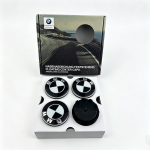 BMW M 56/68mm Ujuvad Veljekatted BMW G11 G12 G30 G31 G32 G38 G01 G08 G02 G05 F45 F46 F52 F48 F49 F39 F90 jaoks Autotarvikud vby40 56mm must valge v&auml;rv