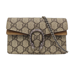 [Kasutatud] Gucci Dionysus GG Supreme Super Mini kott 'Beež' - V&auml;ga hea #AFXJNO ONE SIZE black