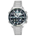 Casio Edifice Analoog-Digitaalne Roostevabast Terasest Roheline Tihvarts ERA-130D-3A 100M Meeste K&auml;ekell roheline