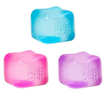 Nee Doh Nice Cube Super Squeeze sensoorne n&auml;rimism&auml;nguasi, pooll&auml;bipaistev punane stressileevendav pehme kuubik lastele ja t&auml;iskasvanutele &auml;revuse leevendamiseks