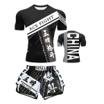 MMA treeningkomplekt Muay Thai vorm T-s&auml;rk P&uuml;ksid V&otilde;itluskunstid Fitness J&otilde;usaal Treenimine M Recommended Height 160cm