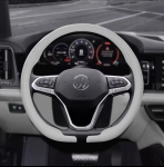Nappa nahk Volkswagen VW ID3 ID4 ID5 ID6 MK7 MK8 2021-2025 Autole Roolikate Libisemisvastane Pestav Autotarvikud