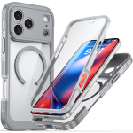 360&deg; t&auml;ielikult kaitsev l&auml;bipaistev magnetiline kahek&uuml;lgsus&uuml;mbris IPhone 18 Pro Max 18Pro jaoks MagSafe juhtmevaba laadimiseks Tagakaas iPhone17 Pro Max