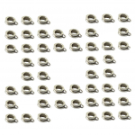 50 tk Antiikne h&otilde;bedane tagatisraha vahehelmed ripats riidepuu DIY ehted