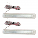 2x 12V universaalne auto LED-tahavaatepeegli vilkur suunatule kaitseraua riba