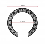 Folk Guitar Rosette Inlay Kleebis Ring Sound Hole Dekoratiivne kleebis