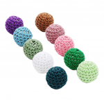 10 t&uuml;kki v&auml;rvilisi akr&uuml;&uuml;lheegeldatud helmeid ehete valmistamiseks kaelakeede meisterdamiseks 15mm mitmev&auml;rviline