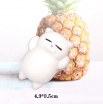 Mini Squishy Cat stressivastane pall, pigistatav Mochi Abreact, pehme kleepuv stressi leevendav naljakas kingitud m&auml;nguasi