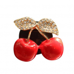 Deer Tower Cherry Rhinestone Car Air Outlet Fragrance Parf&uuml;&uuml;miklambri v&auml;rskendaja