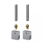 Anet 0,4 mm messingist otsikuga ekstruuderi prindipea + kuumutusplokk Hotend + 1,75 mm k&otilde;ritorud 6Pcs